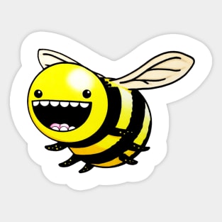 FreeBee - Ecstatic Bee Sticker